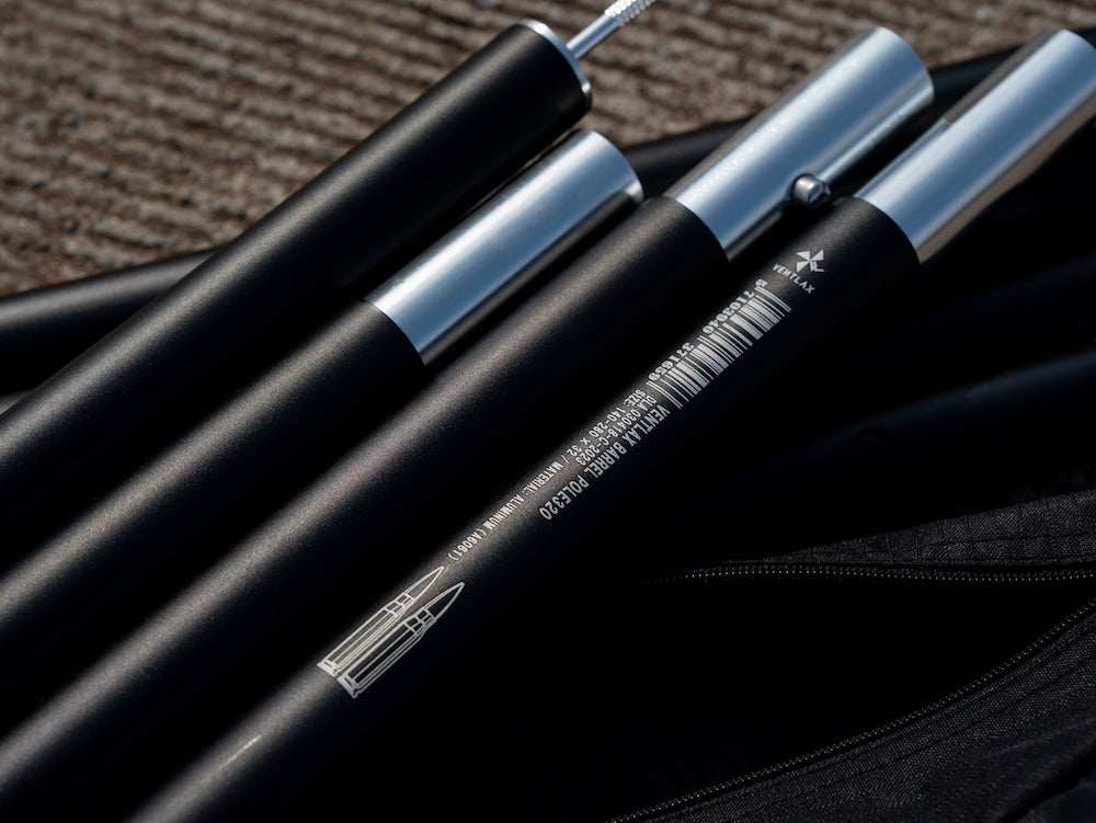 VENTLAX BARREL POLE 320 アルミ 120cm-280cm BARREL POLE 320 – VENTLAX