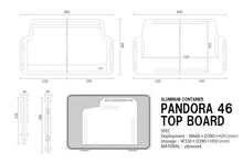 画像をギャラリービューアに読み込む, ALUMINUM CONTAINER TOP BOARD (25L / 46L) - VENTLAX
