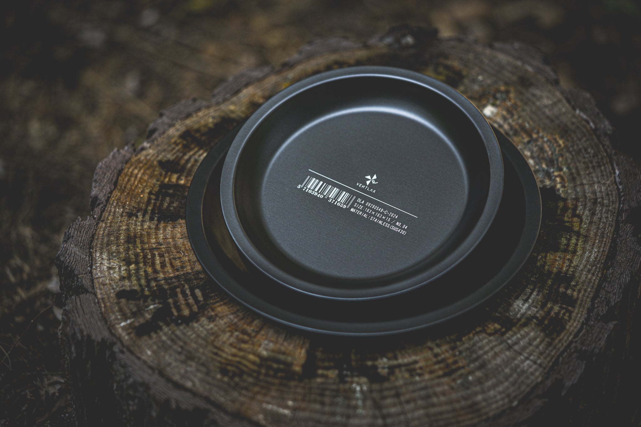 STAINLESS BLACK DISH PLATE