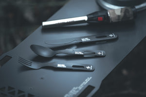 BLACK CUTLERY SET - VENTLAX