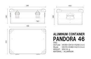 ALUMINUM CONTAINER 「PANDORA」 - VENTLAX