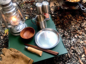ALUMINUM SOLO TABLE - FORESTGREEN (wide) - VENTLAX