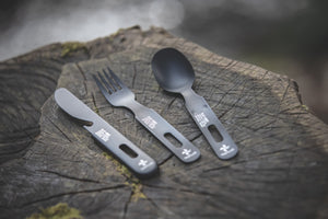 BLACK CUTLERY SET - VENTLAX